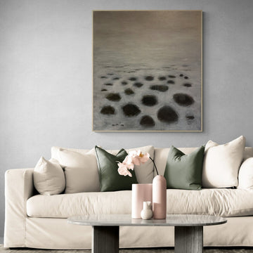 Kíkt upp úr snjónum